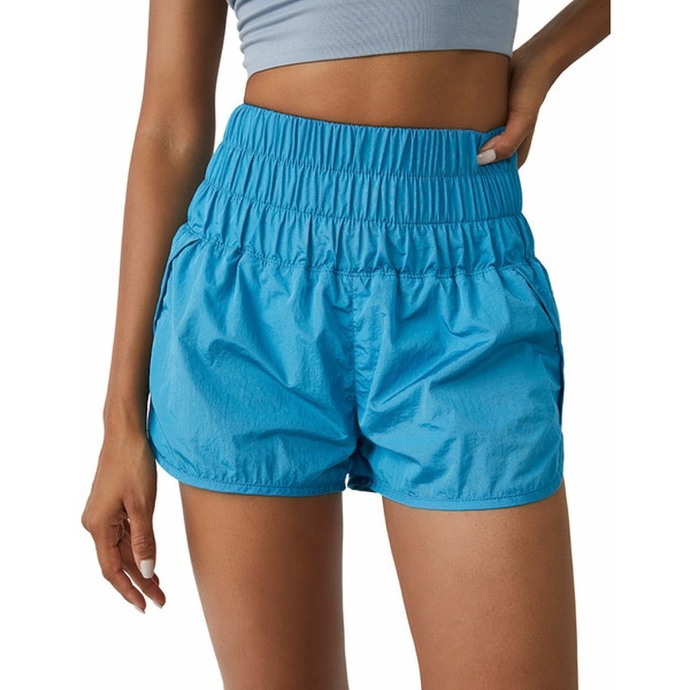 Free People Movement Blue Shorts